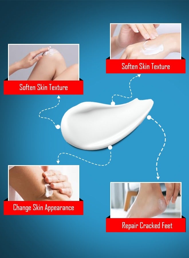 NIKITA.VIVI كريم يوريا 150 جرام 42% مع حمض الساليسيليك لعلاج تشققات القدمين واليدين وإزالة الكالو وكريم اليدين وكريم القدمين لتشققات كعب القدم والمرفقين والأظافر والركب ومرطب البشرة مع أقصى قوة - Image 2